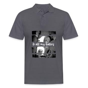 Pitbull - Männer Poloshirt - Anthrazit - Vorne - Nico (186cm)