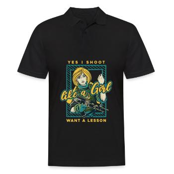 Club de tir - Polo Homme - noir - Devant - Kai (181cm)