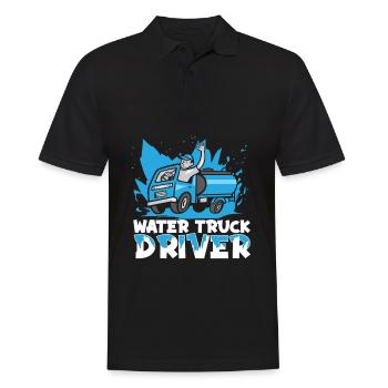 Truck Driver Trucker Truck Driver Funny - Men's Polo Shirt - black - Front - Kai (181cm)