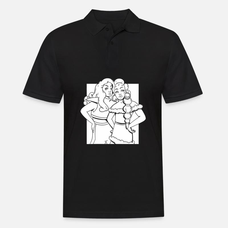 Drag Queen - Männer Poloshirt - Schwarz