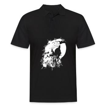 Art de l’eau du perroquet - Polo Homme - noir - Devant - Kai (181cm)