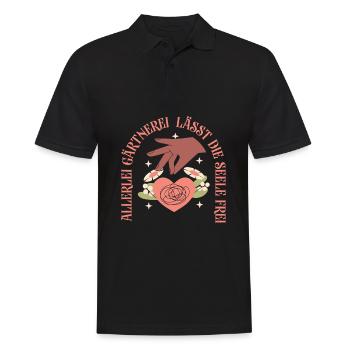 Hobby Gardener Garden Soul - Polo Homme - noir - Devant - Kai (181cm)