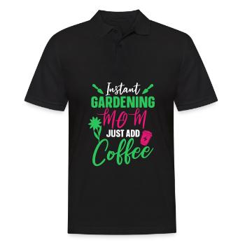 Hobbygärtner Garten Mutter Gärtnerische Mama - Männer Poloshirt - Schwarz - Vorne - Kai (181cm)