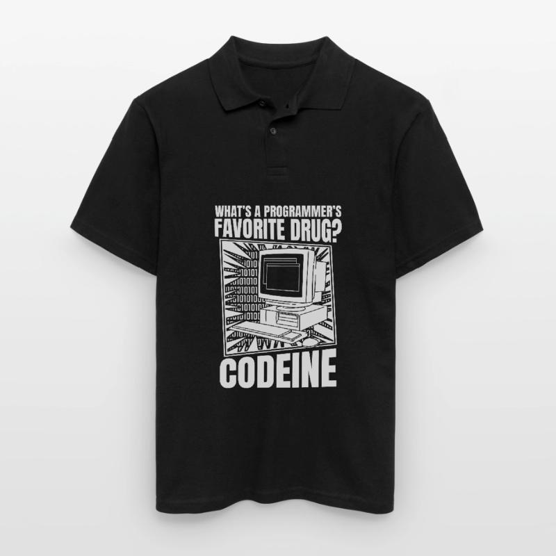 Entwickler Coder Programmierer Computer Männer Poloshirt