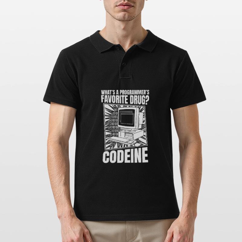 Developer Coder Programmer Computer Polo Homme
