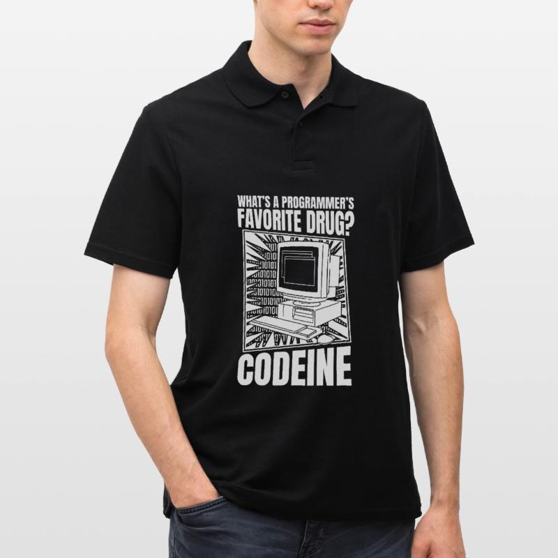Developer Coder Programmer Computer Polo Homme