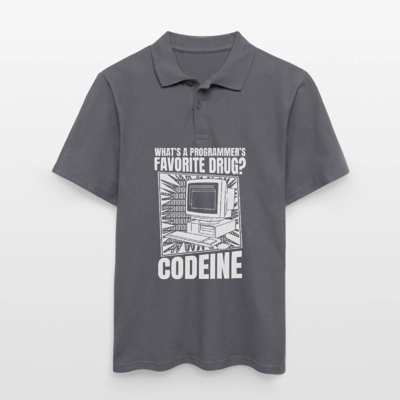 Entwickler Coder Programmierer Computer Männer Poloshirt