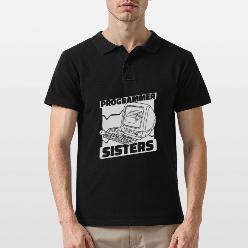 Developer Coder Programmer Computer Polo Homme