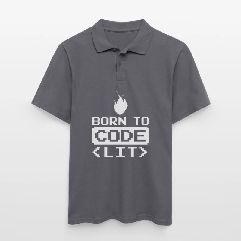 Developer Coder Programmer Funny Men's Polo Shirt