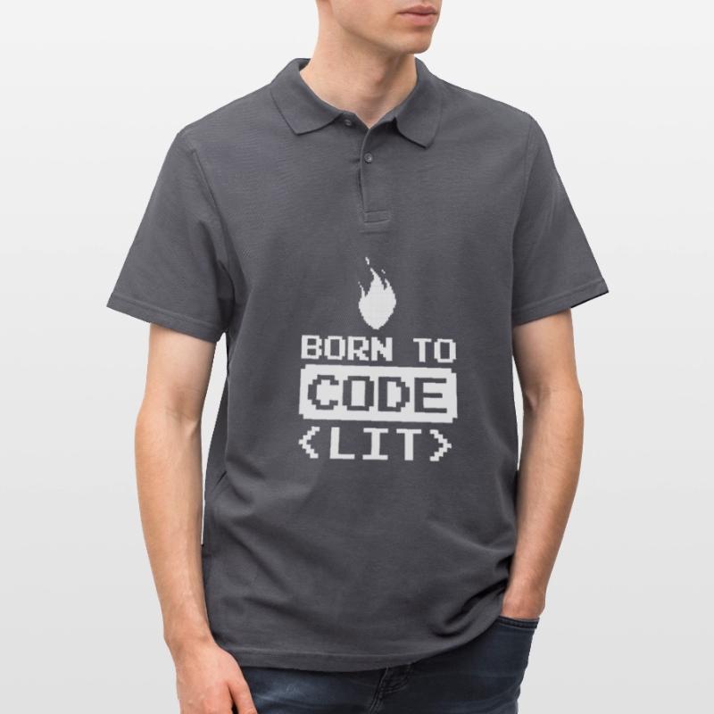 Developer Coder Programmer Funny Men's Polo Shirt