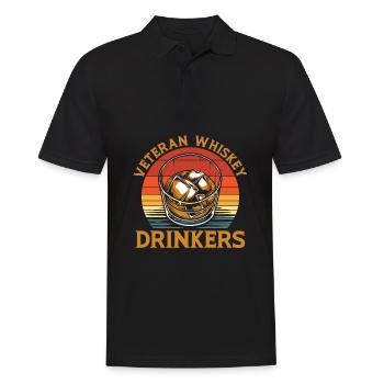Whisky Whiskey - Men's Polo Shirt - black - Front - Kai (181cm)