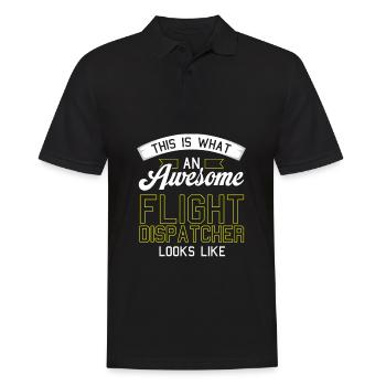 Centre de contrôle des appels d’urgence Humour du centre des opérations - Polo Homme - noir - Devant - Kai (181cm)
