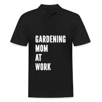 Hobbygärtner Garten Mutter Gärtnerische Mama - Männer Poloshirt - Schwarz - Vorne - Kai (181cm)