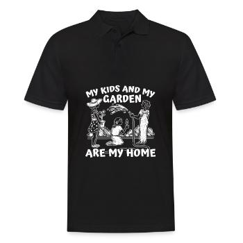 Hobbygärtner Garten Mutter Gärtnerische Mama - Männer Poloshirt - Schwarz - Vorne - Kai (181cm)