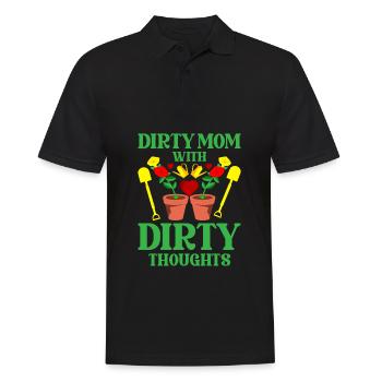 Hobbygärtner Garten Mutter Gärtnerische Mama - Männer Poloshirt - Schwarz - Vorne - Kai (181cm)