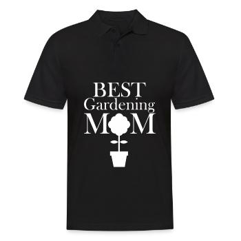 Hobbygärtner Garten Mutter Gärtnerische Mama - Männer Poloshirt - Schwarz - Vorne - Kai (181cm)