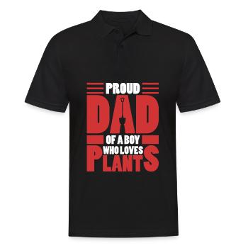 Hobbygärtner Garten Vater Gärtnerischer Vater - Männer Poloshirt - Schwarz - Vorne - Kai (181cm)