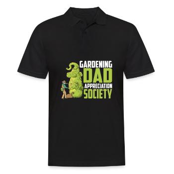 Hobbygärtner Garten Witzig Gärtnerischer Vater - Männer Poloshirt - Schwarz - Vorne - Kai (181cm)