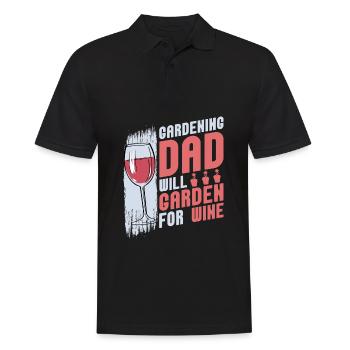 Hobbygärtner Garten Gärtnerischer Vater - Männer Poloshirt - Schwarz - Vorne - Kai (181cm)