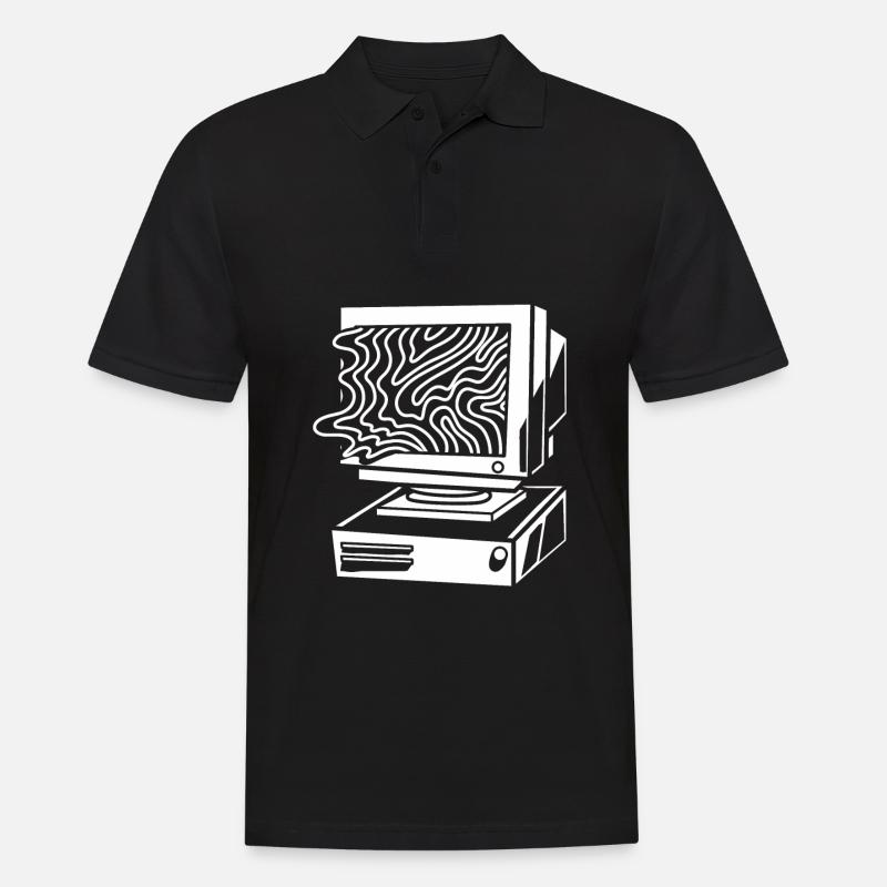 Entwickler Coder Programmierer Computer - Männer Poloshirt - Schwarz