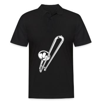 Spielmannszug Trombone Instrument - Men's Polo Shirt - black - Front - Kai (181cm)