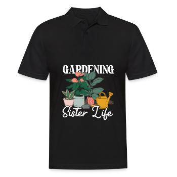 Hobby Jardinier Jardinier Jardinier Sœur - Polo Homme - noir - Devant - Kai (181cm)