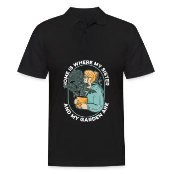 Hobby Jardinier Jardinier Jardinier Sœur - Polo Homme - noir - Devant - Kai (181cm)