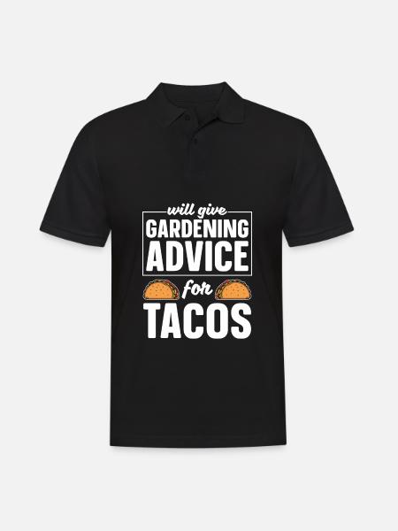 Hobby Gardener Garden Funny - Men's Polo Shirt - black