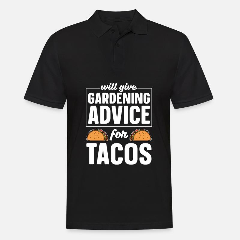 Hobbygärtner Garten Witzig - Männer Poloshirt - Schwarz