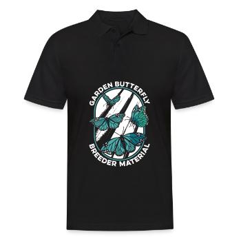 Hobbygärtner Garten Monarch - Männer Poloshirt - Schwarz - Vorne - Kai (181cm)
