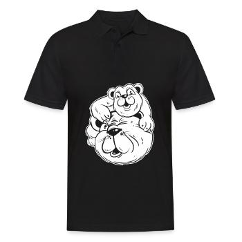 Vatertag Papa Tragen - Männer Poloshirt - Schwarz - Vorne - Kai (181cm)