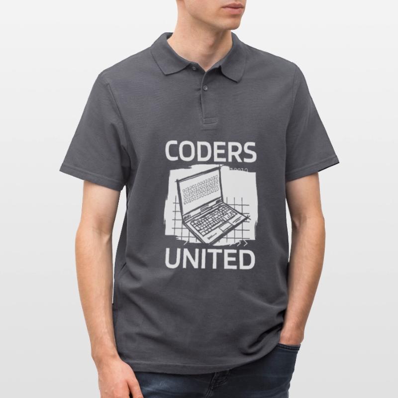 Entwickler Coder Programmierer Männer Poloshirt