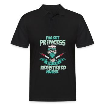 Infirmière Princesse - Polo Homme - noir - Devant - Kai (181cm)