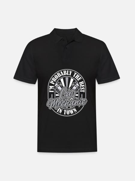Car Mechanic - Men's Polo Shirt - black