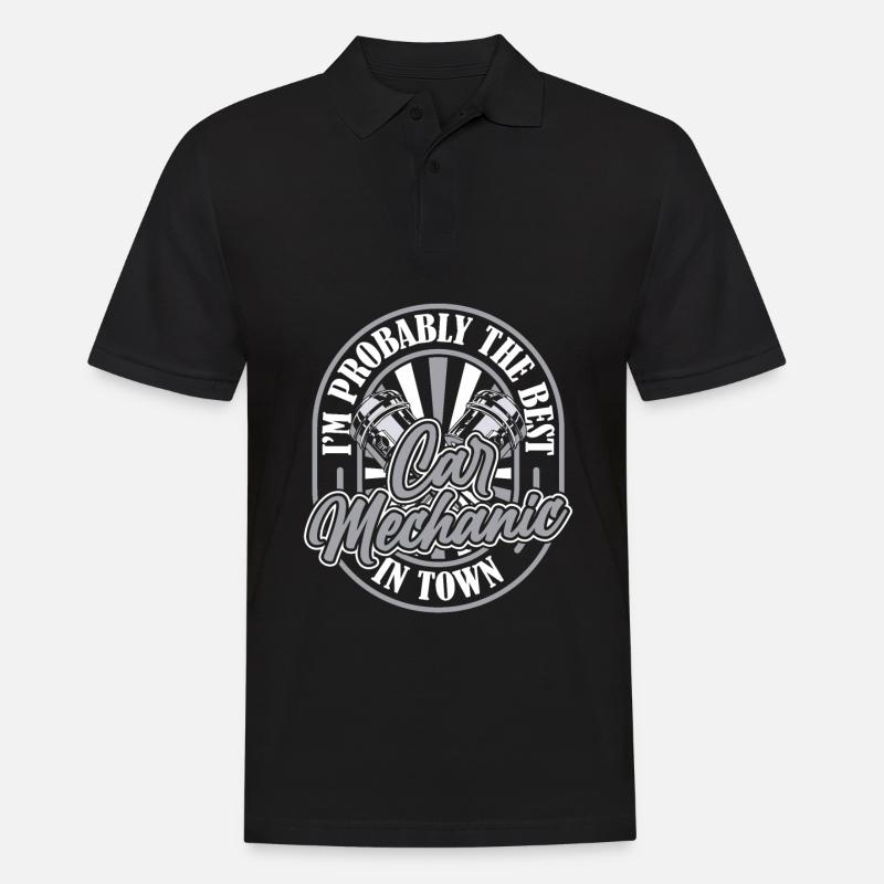 Kfz Mechaniker - Männer Poloshirt - Schwarz