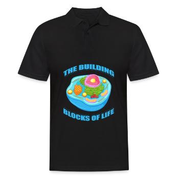 Biologiste en biologie Biologiste moléculaire cool - Polo Homme - noir - Devant - Kai (181cm)