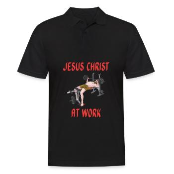 Training Christian Christianity - Men's Polo Shirt - black - Front - Kai (181cm)