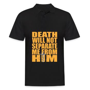 Christ Christentum - Männer Poloshirt - Schwarz - Vorne - Kai (181cm)