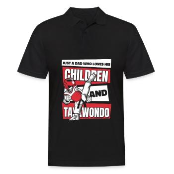 Taekwondo Père Taekwondo - Polo Homme - noir - Devant - Kai (181cm)