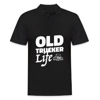 Truck Driver Trucker Truck Driver Life - Men's Polo Shirt - black - Front - Kai (181cm)