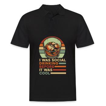 Whisky Whiskey - Männer Poloshirt - Schwarz - Vorne - Kai (181cm)