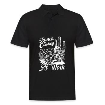 Rodeo Cowboy Working Ranch Cowboy - Polo Homme - noir - Devant - Kai (181cm)