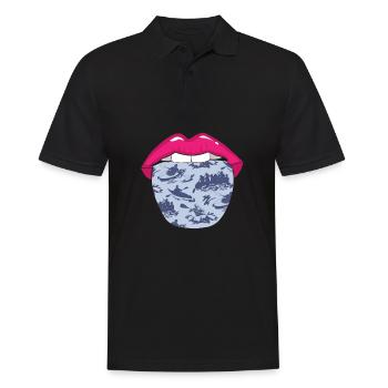 Langue de rafting - Polo Homme - noir - Devant - Kai (181cm)