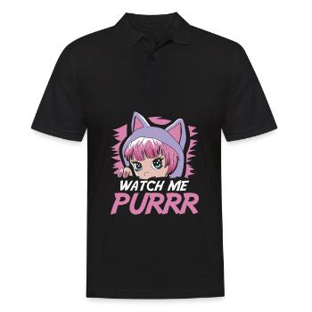 Furry Fandom Fursuits Mignon - Polo Homme - noir - Devant - Kai (181cm)