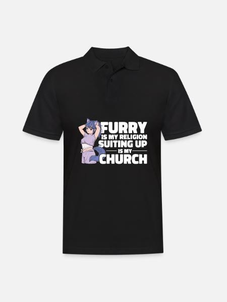 Furry Fandom Fursuits Cool - Polo Homme - noir
