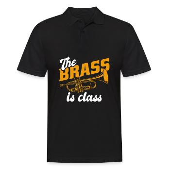 Fan train marching band brass - Men's Polo Shirt - black - Front - Kai (181cm)
