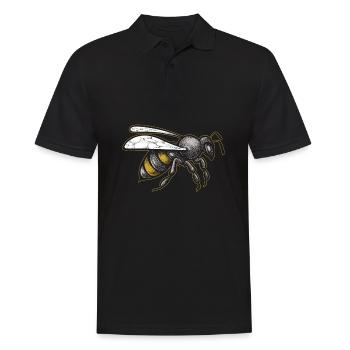 Imker Bienenzüchter Cool Beekeeper - Männer Poloshirt - Schwarz - Vorne - Kai (181cm)