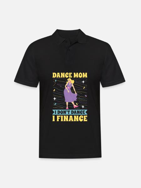 Maman Mère Mère Danse Mère - Polo Homme - noir