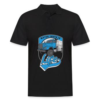 Truck Driver Trucker Truck Driver Funny - Men's Polo Shirt - black - Front - Kai (181cm)