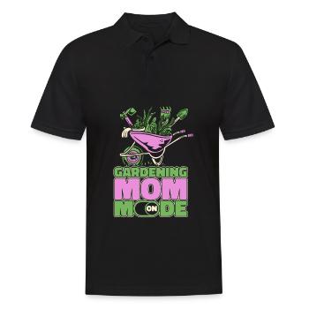 Hobby Gardener Garden Horticultural Mom - Men's Polo Shirt - black - Front - Kai (181cm)